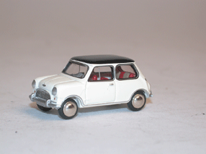austin mini cooper blanc