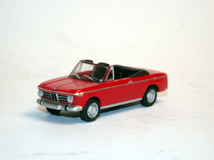 bmw 2002 cabrio rouge 