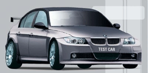 bmw 320 si wtcc test car gris 