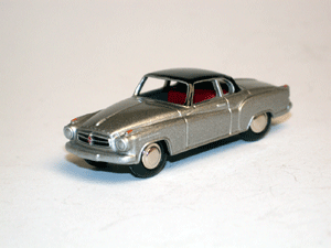 borgward isabelle coupe gris et noir