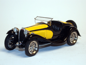 bugatti 55 1935 noir et jaune 