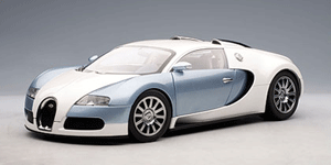 bugatti eb veyron blanc et bleu
