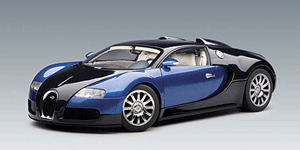 bugatti eb veyron bleu et noir