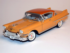 cadillac coupe de ville 1957 orange