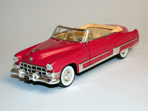 cadillac coupe decapotable 1949 rouge 