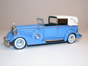 cadillac fleetwood limousine 1933 bleu
