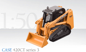 case 420 chargeuse compact sur chenille 