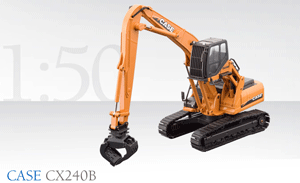 case cx 240b pelle sur chenille 