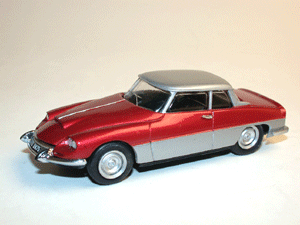 citroen ds coupe 1966 pichon rouge et gris 