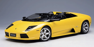 lamborghini murcielago roadster jaune metal